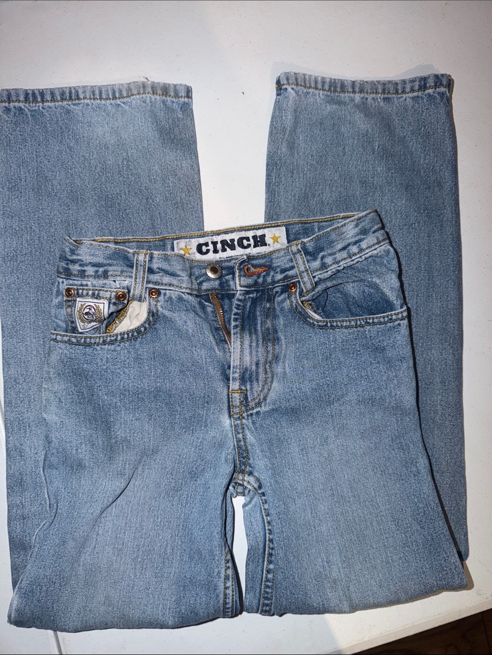 Cinch Light Wash Kids Denim Jeans